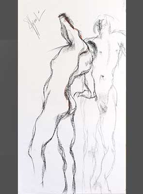 naked drawing