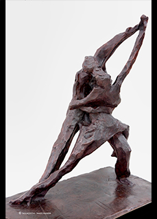 Tango passion - scultura in bronzo