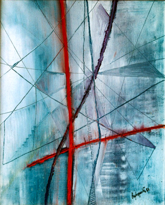 Pittura astratta a olio · 4